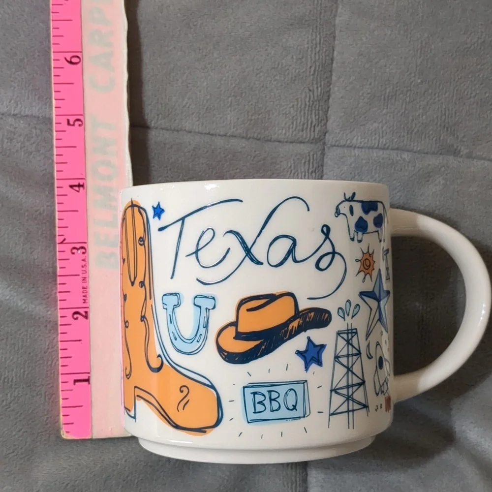 STARBUCKS Texas Ceramic Mug Been There Series 14oz 2019 - Picture 9 of 10
